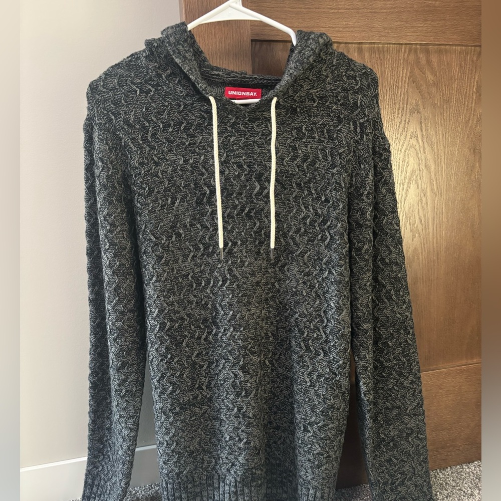 UNIONBAY Charcoal Knit Men's Sweater